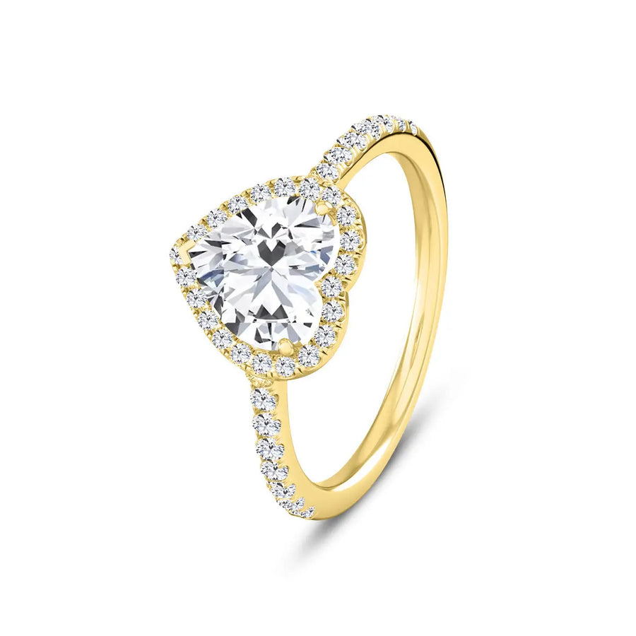 Liebesring 925 Sterling Silver, 18K Gold