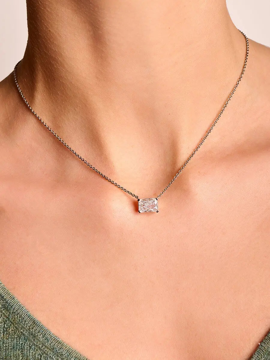East West Radiant Pendant Necklace JW