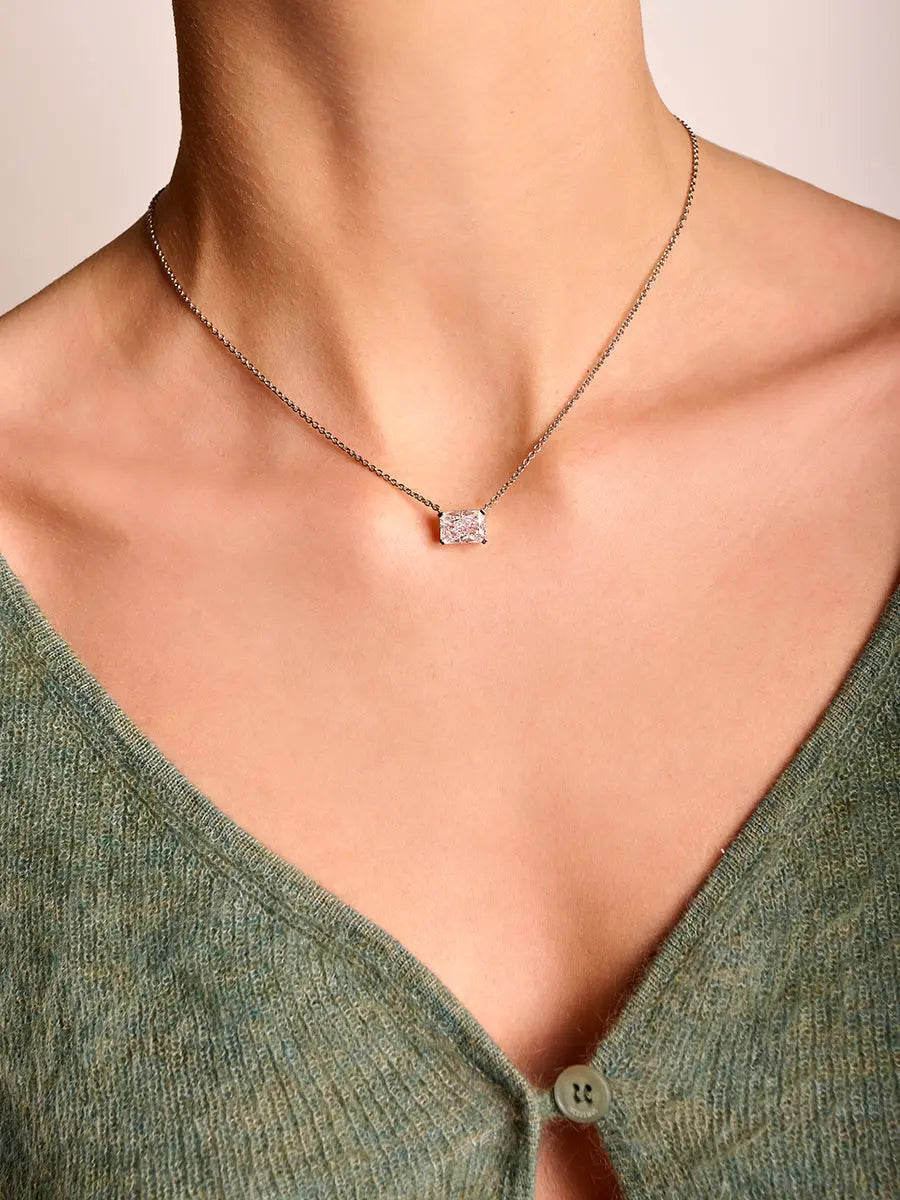 East West Radiant Pendant Necklace JW
