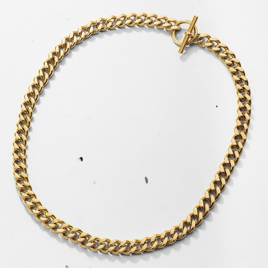Kettenanschlag T-Stab Choker Halskette JW
