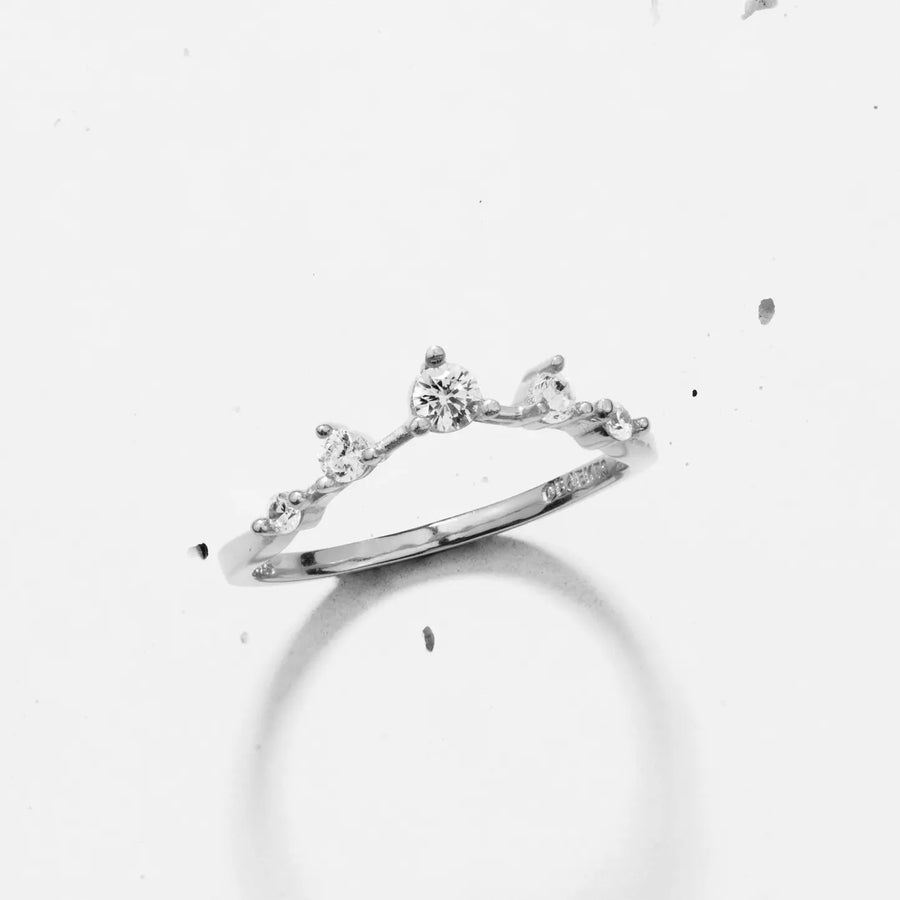 Brilliant Round Wishbone | Stacking Ring Objkts