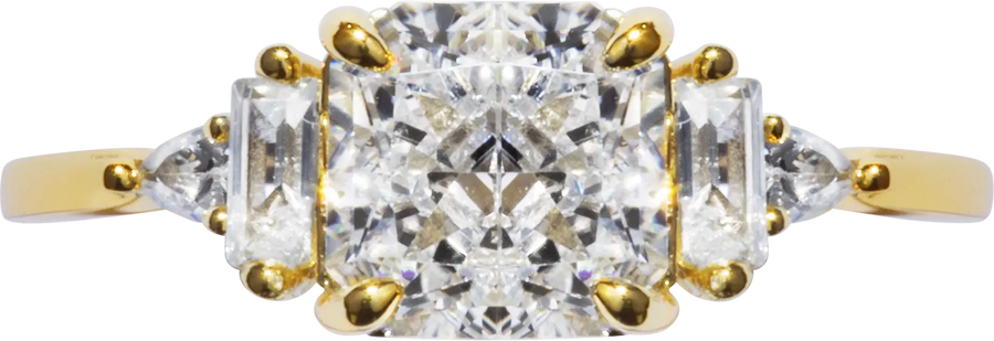 Crushed Ice Square Ring Objkts