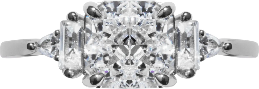 Crushed Ice Square Ring Objkts