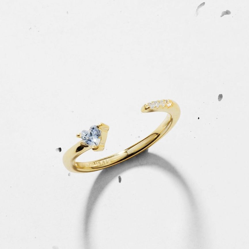 Dainty Heart Open Ring Objkts