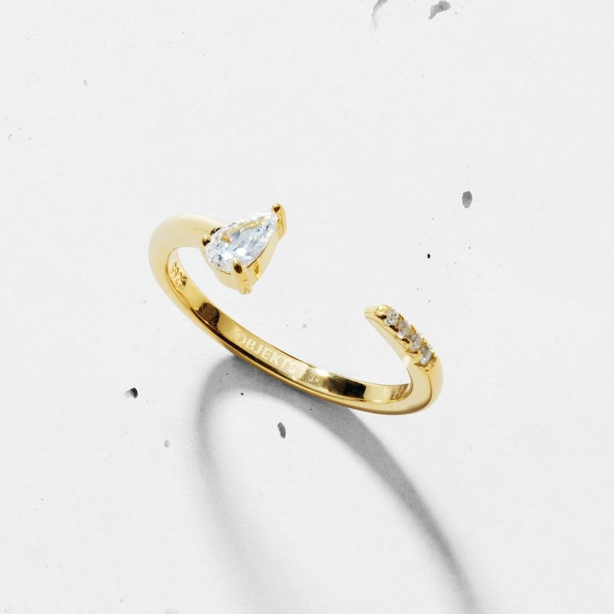 Dainty Pear Open Ring Objkts