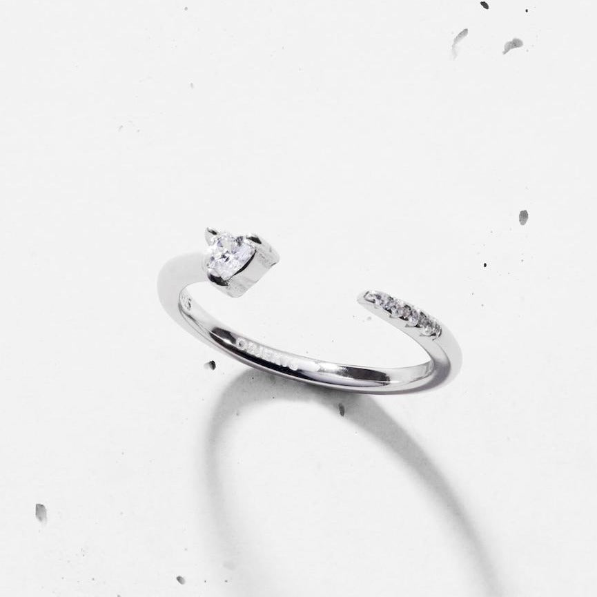 Dainty Heart Open Ring Objkts