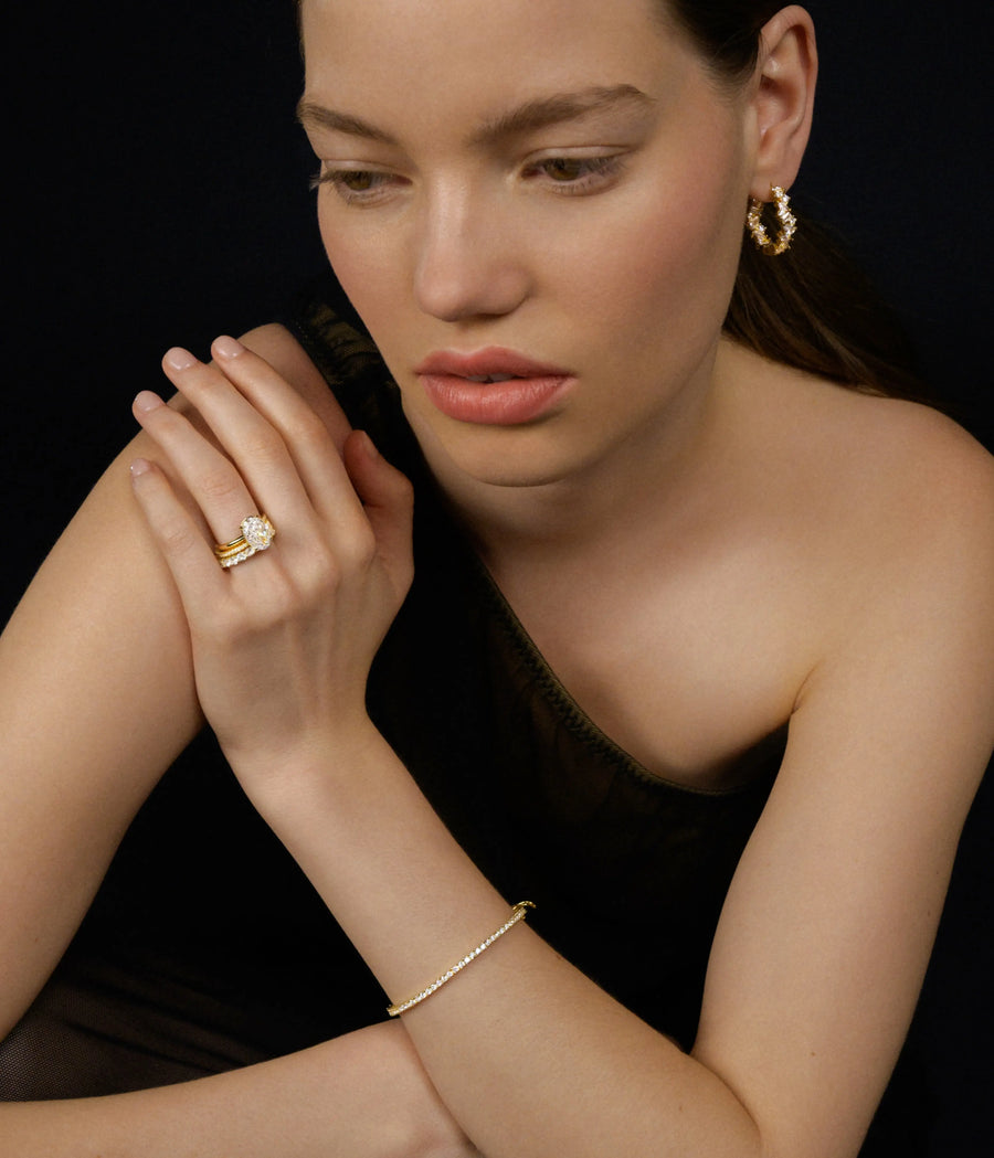 Oval Solitaire Ring Objkts