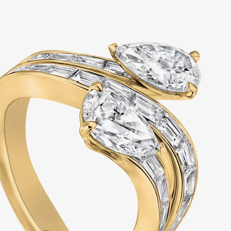 Mairelle Ring 925 Sterling Silver, 18K Gold