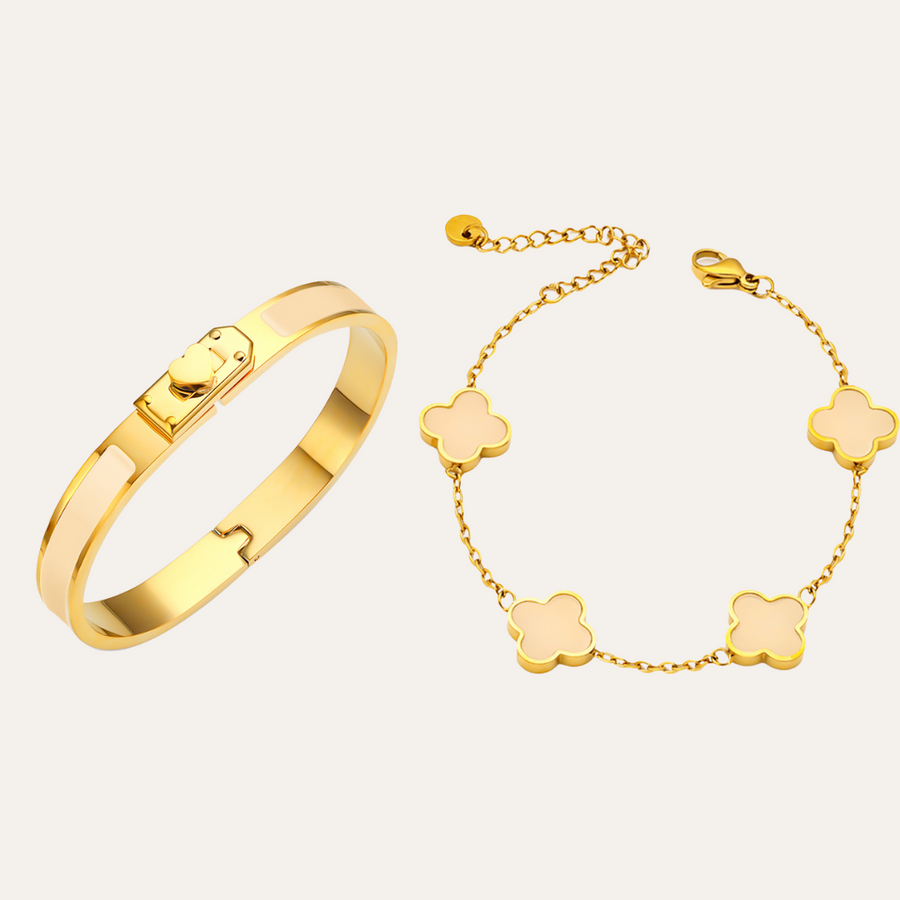 Beige Armband Duo Armore