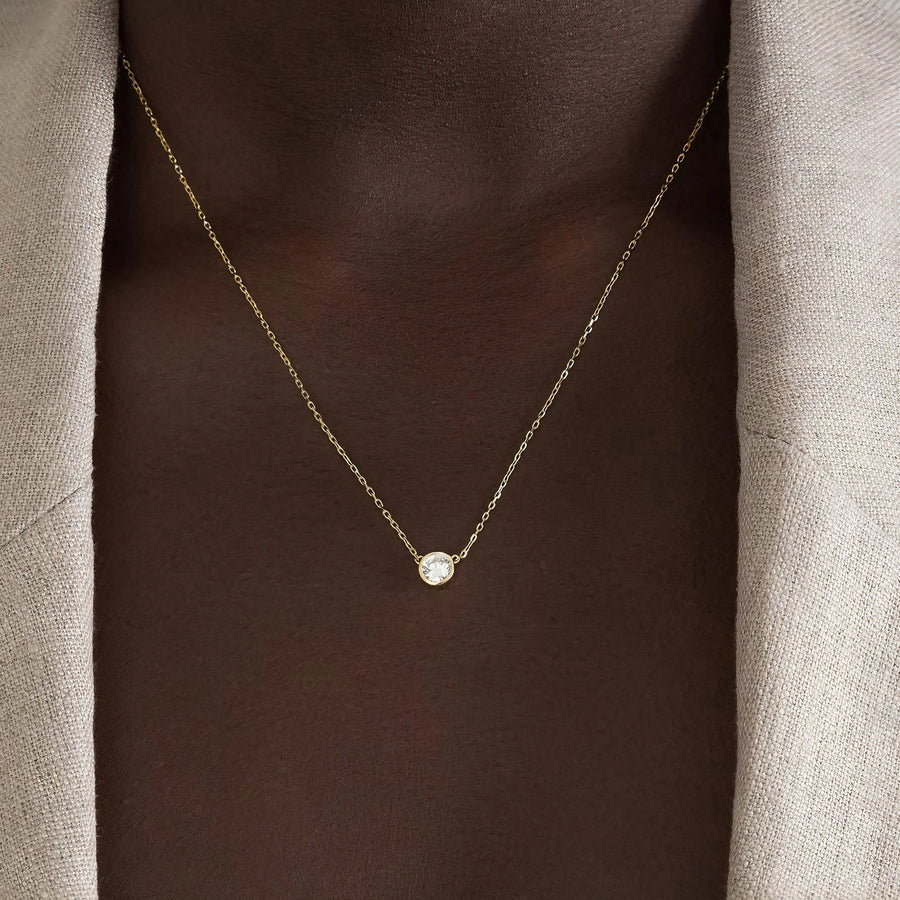 Reverie Halskette 925 Sterling Silver, 18K Gold