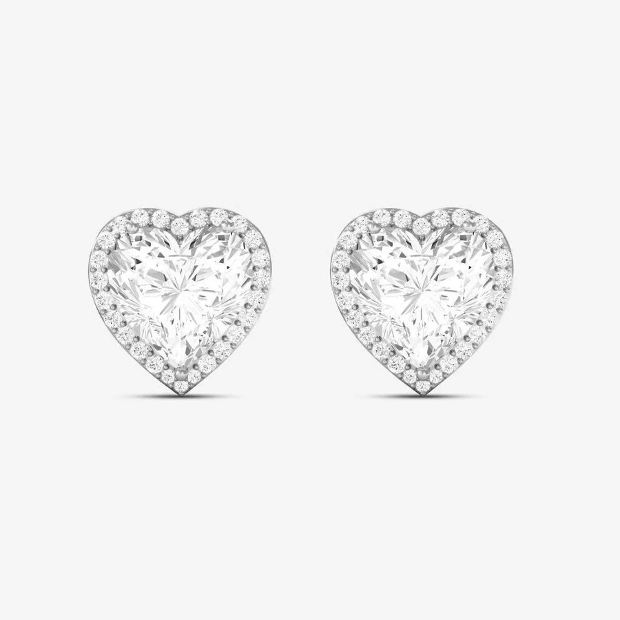 Liebes-Ohrringe 925 Sterling Silver, 18K Gold