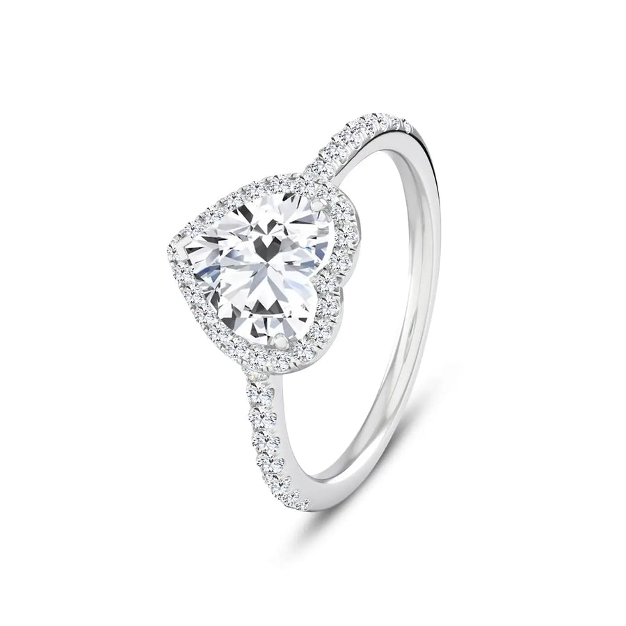 Liebesring 925 Sterling Silver, 18K Gold