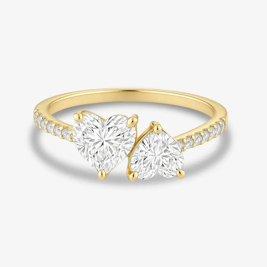 Engel-Ring 925 Sterling Silver, 18K Gold