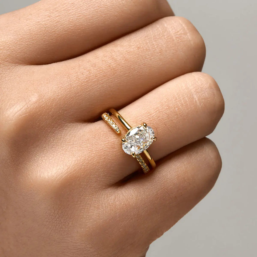 Open Pavé Stacking Ring Objkts