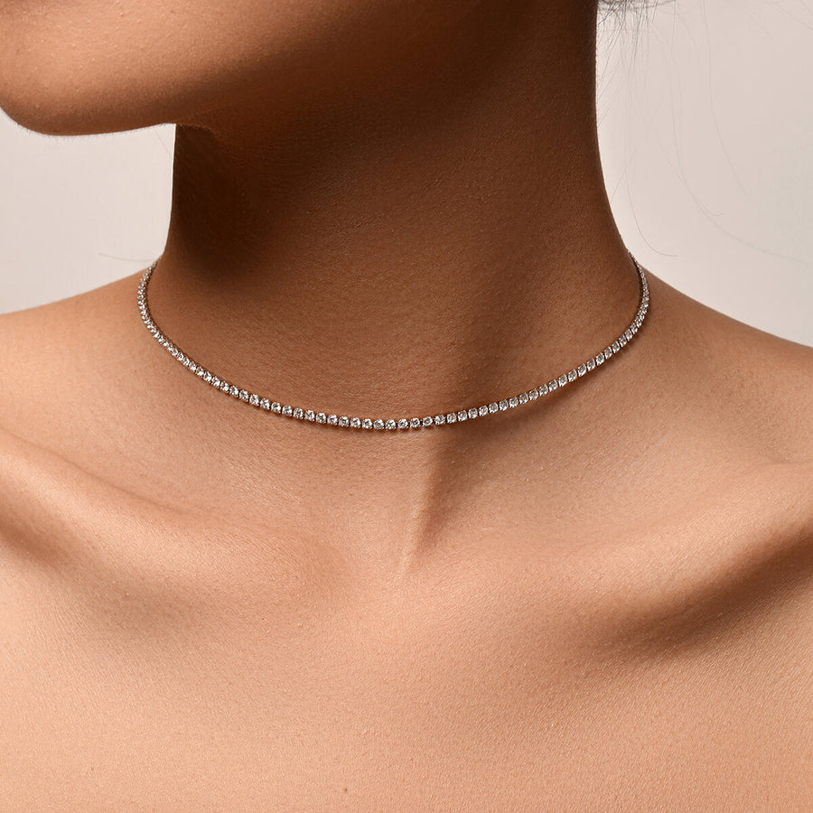 Linea Kristall Choker (2mm) JW