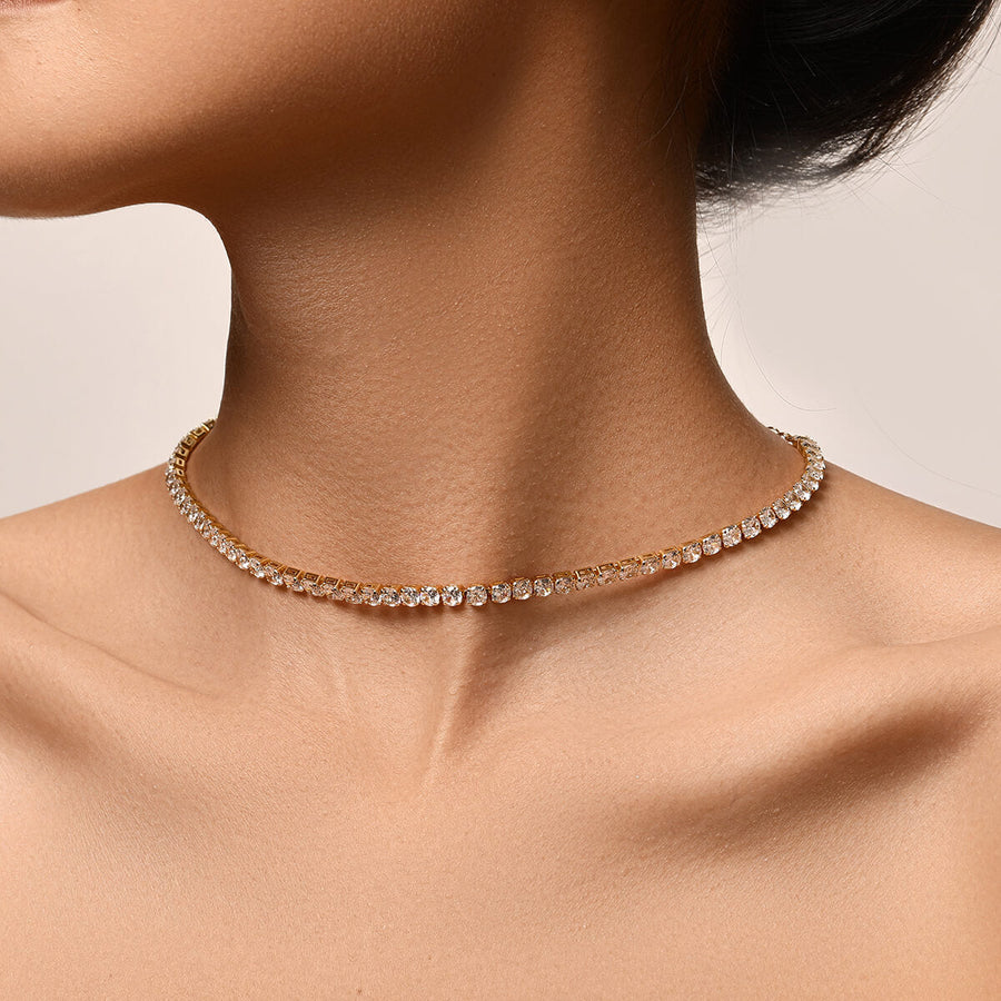 Linea Crystal Choker (4mm) JW