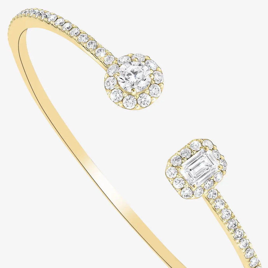 Flieder-Armband 925 Sterling Silver, 18K Gold