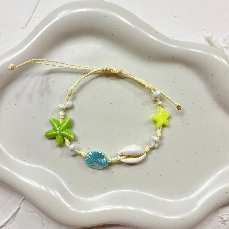 Armband mit Muscheln [GRÜN] EYLIA JEWELS