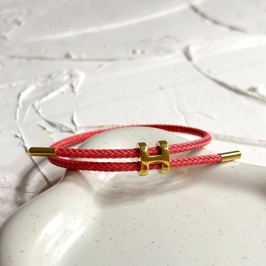 Armband H [ROSE FONCÉ] EYLIA JEWELS