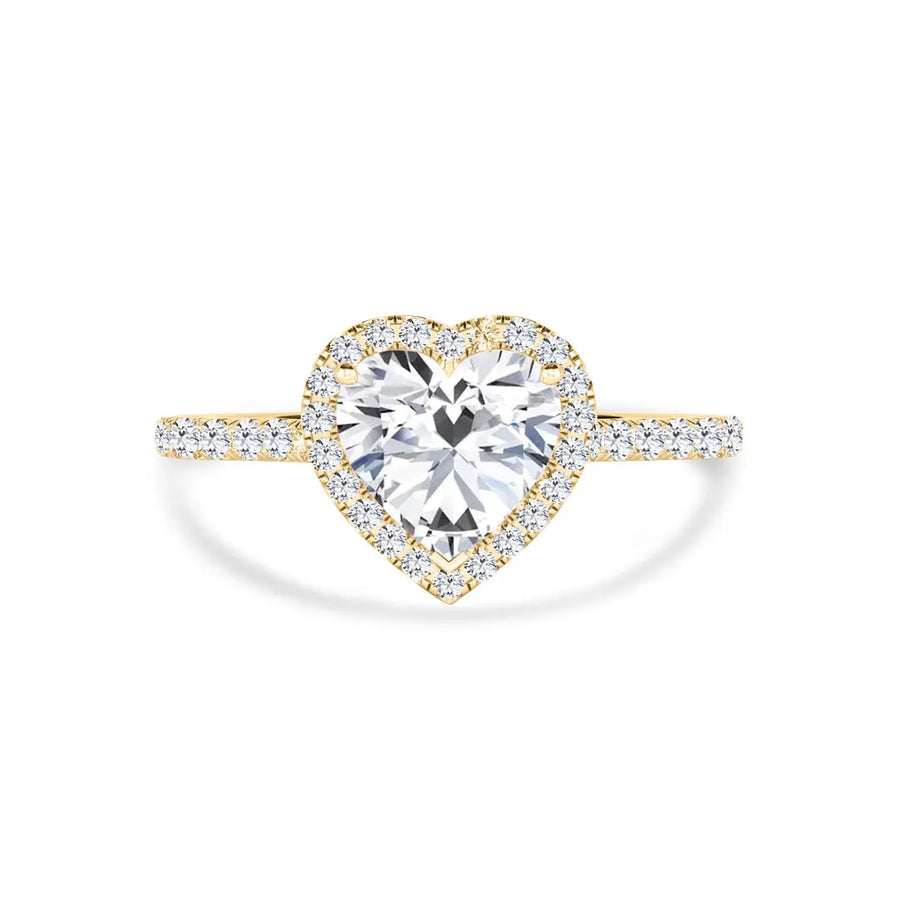 Liebesring 925 Sterling Silver, 18K Gold