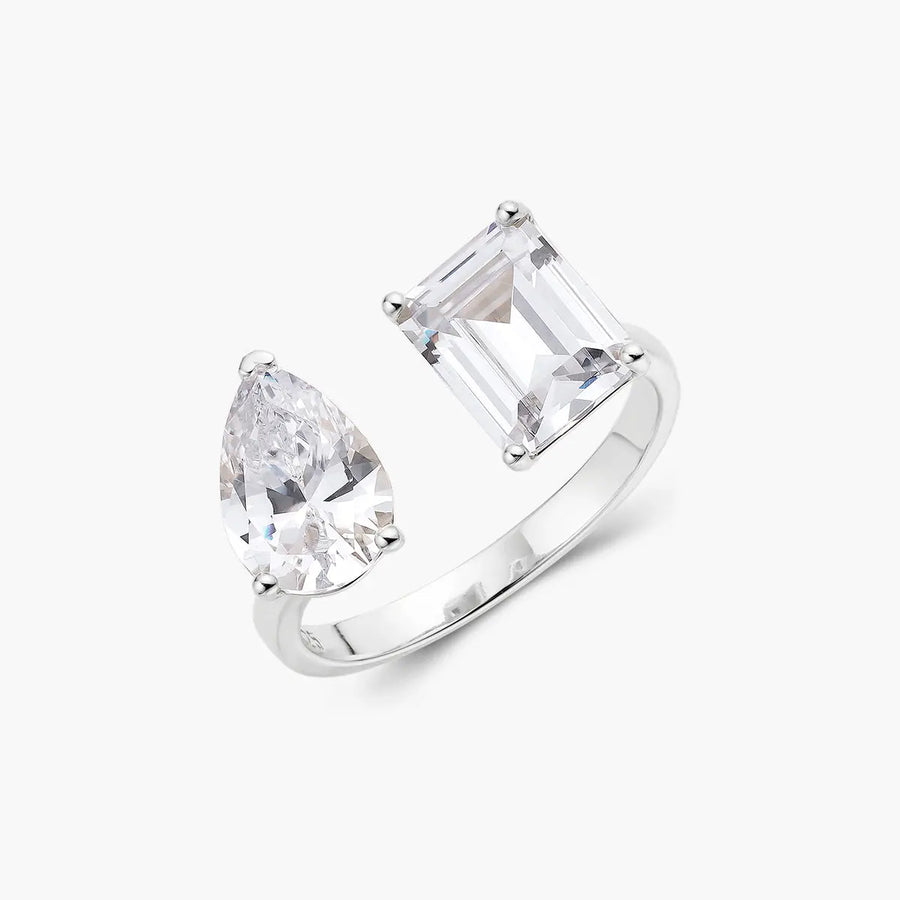 Emerald X Pear Open Ring Objkts