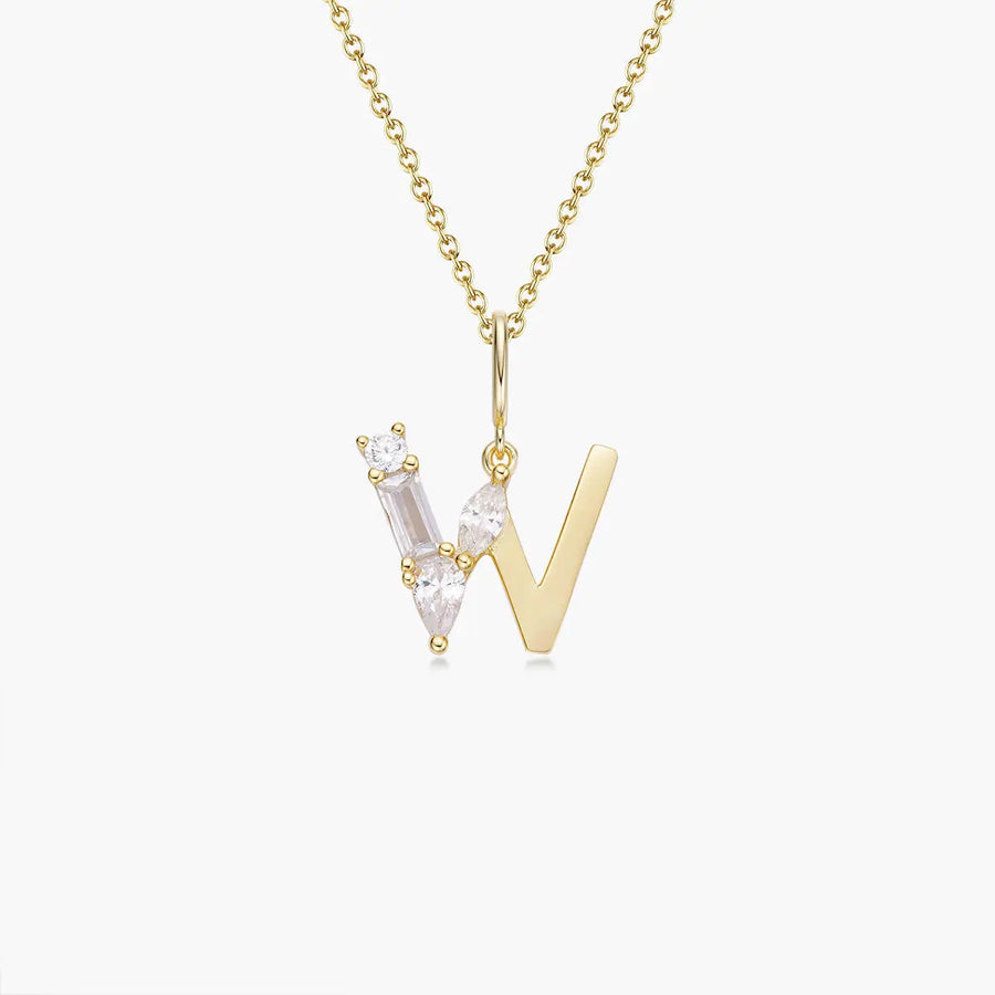 Initial-Halskette | Gold JW