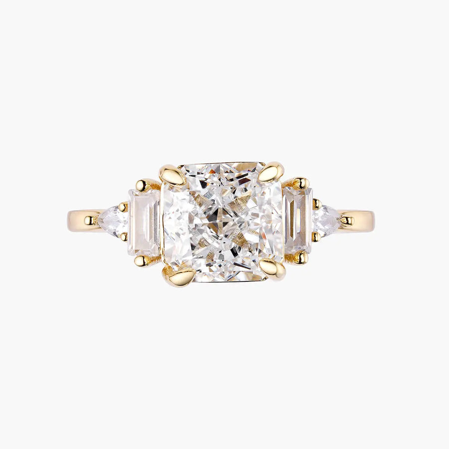 Crushed Ice Square Ring Objkts