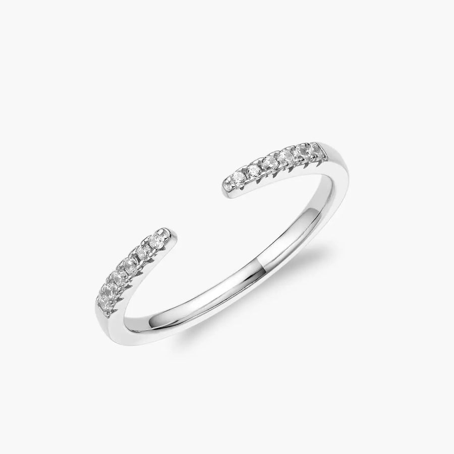 Open Pavé Stacking Ring Objkts