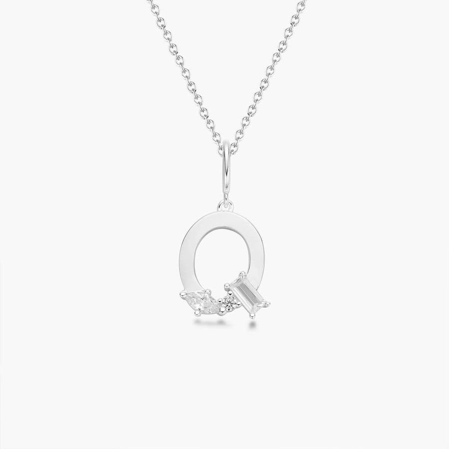 Initialhalskette | Platin JW