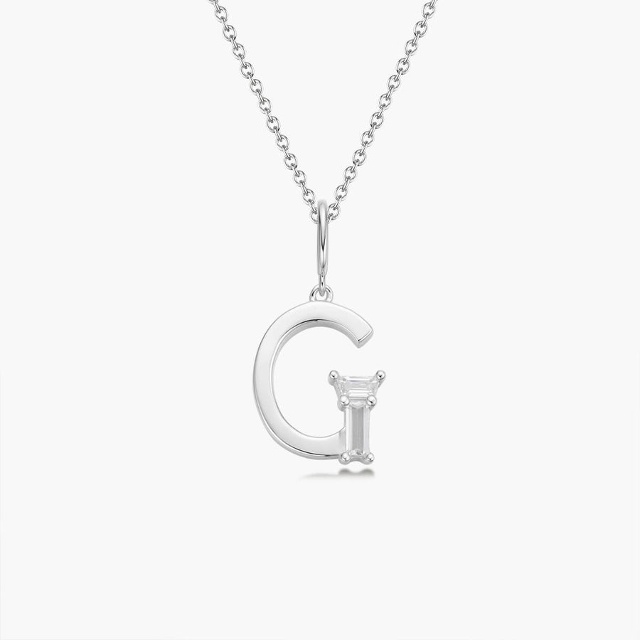 Initialhalskette | Platin JW