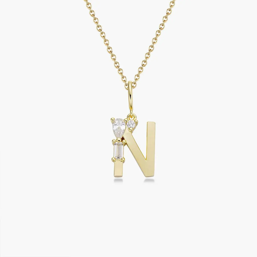 Initial-Halskette | Gold JW