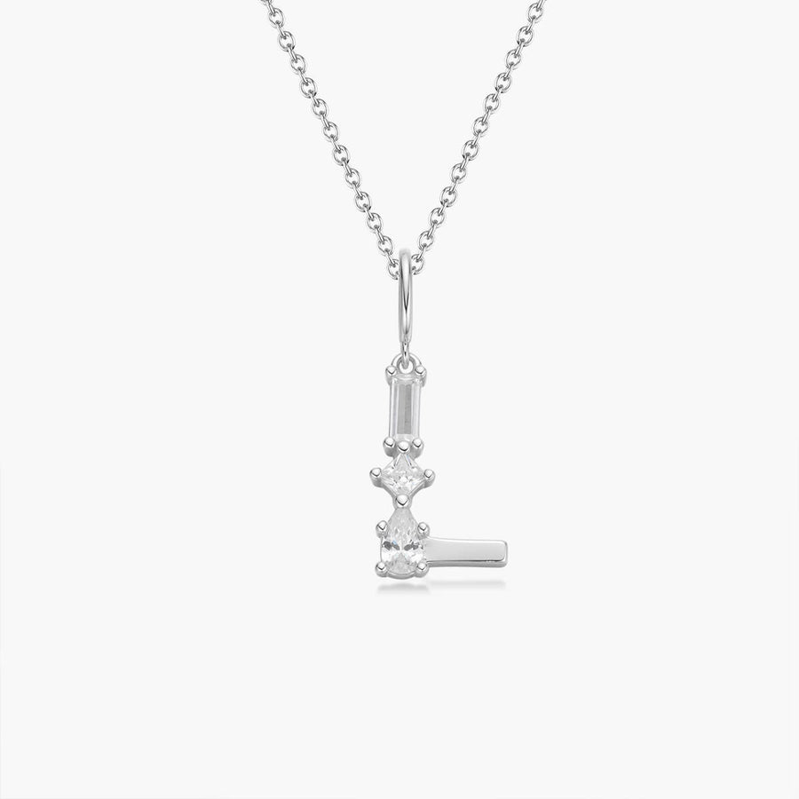 Initialhalskette | Platin JW