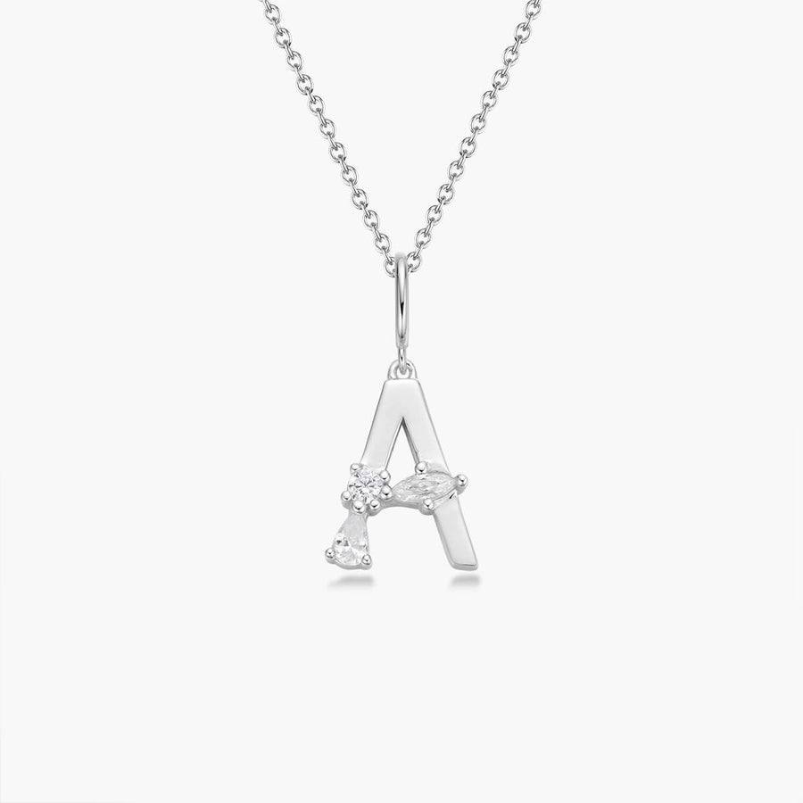 Initialhalskette | Platin JW