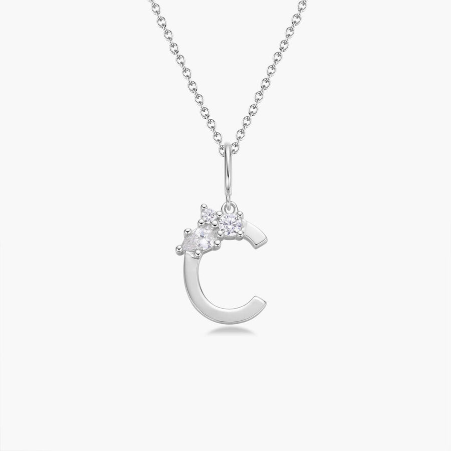 Initialhalskette | Platin JW