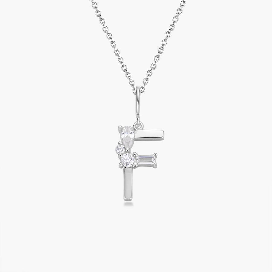 Initialhalskette | Platin JW