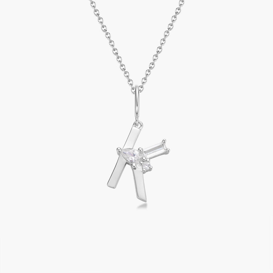 Initialhalskette | Platin JW