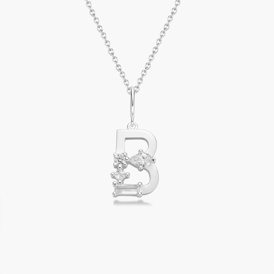 Initialhalskette | Platin JW