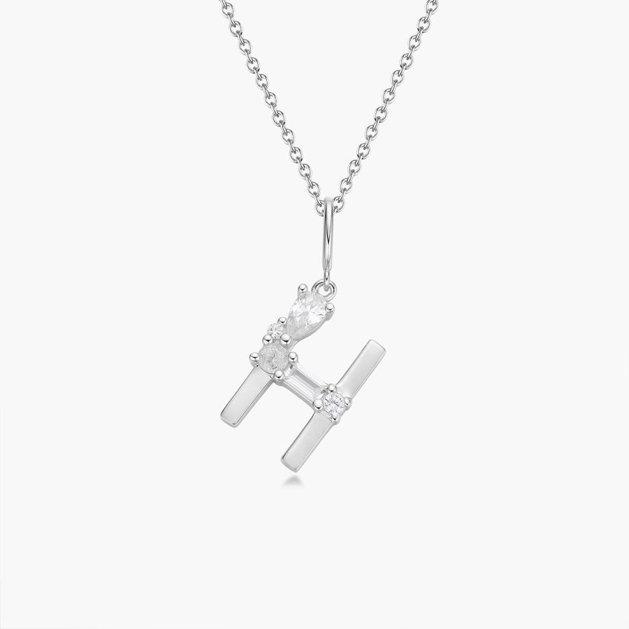 Initialhalskette | Platin JW