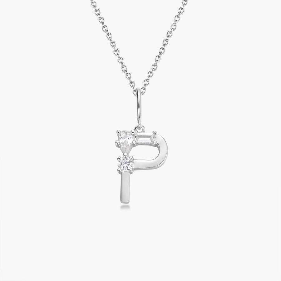 Initialhalskette | Platin JW