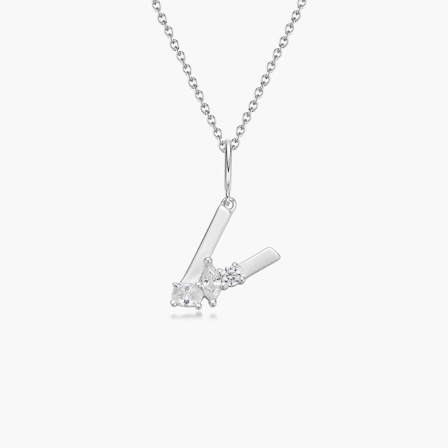 Initialhalskette | Platin JW