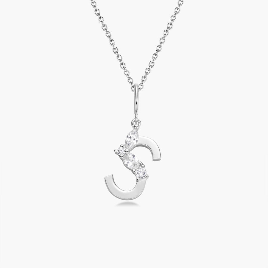 Initialhalskette | Platin JW