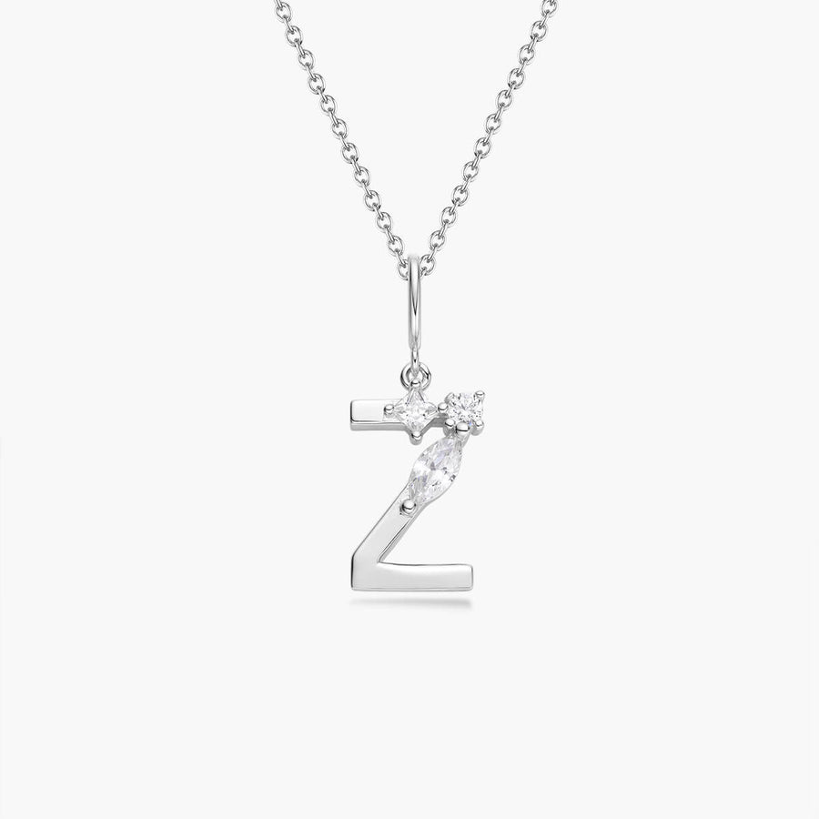 Initialhalskette | Platin JW