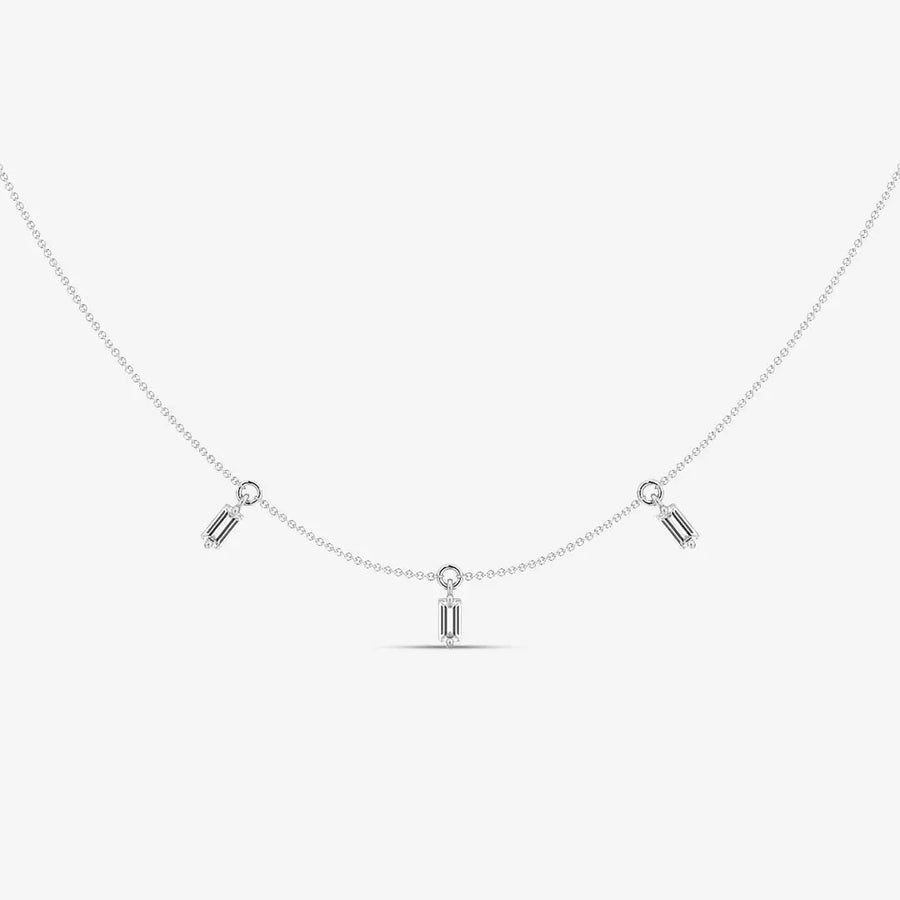 Serenity-Halskette 925 Sterling Silver, 18K Gold