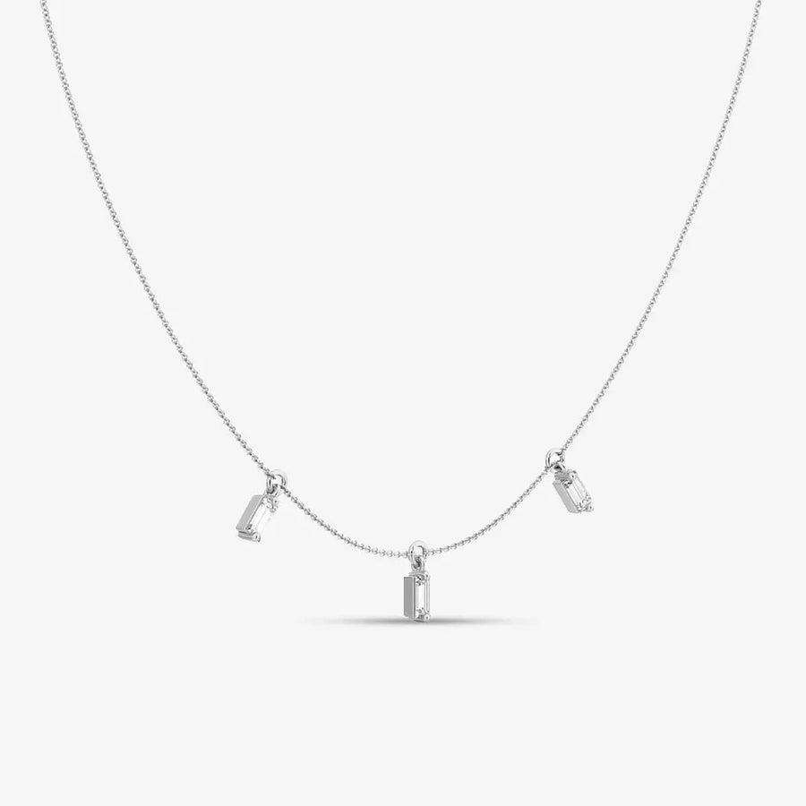 Serenity-Halskette 925 Sterling Silver, 18K Gold
