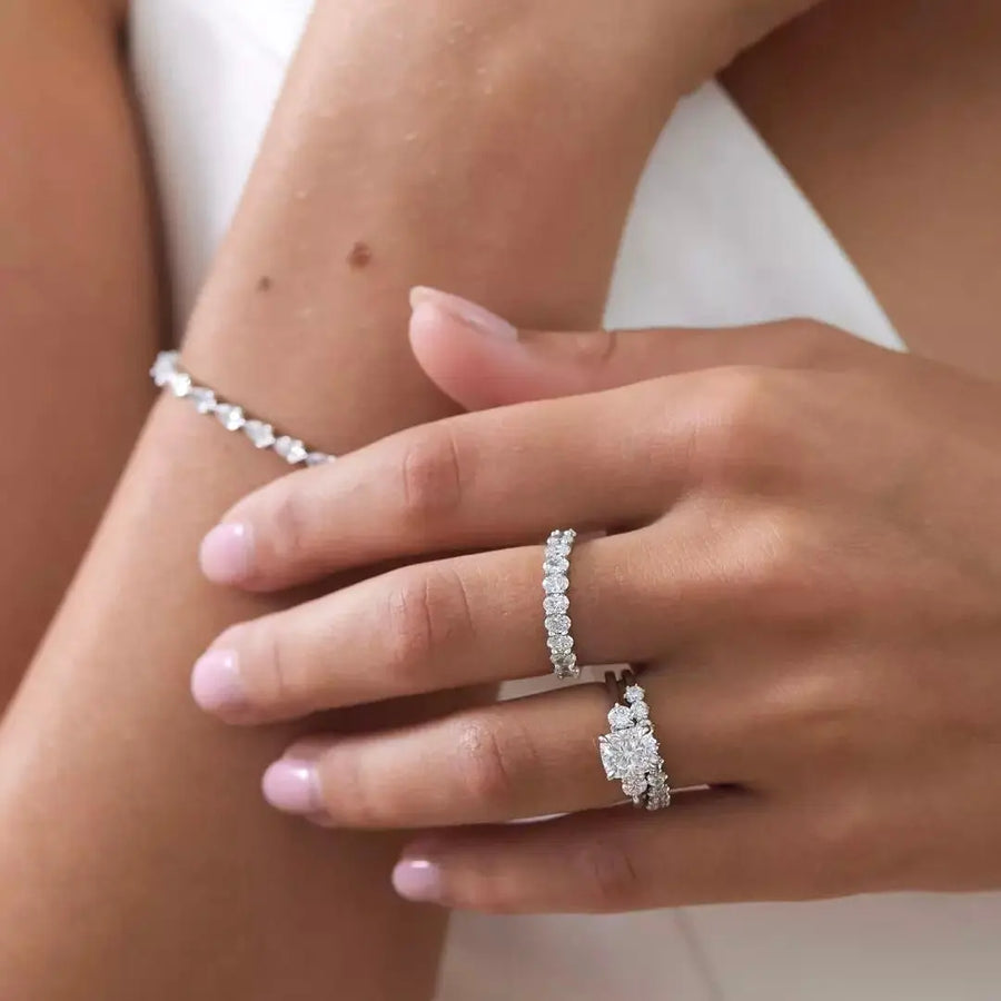 Mirelle Ring 925 Sterling Silver, 18K Gold