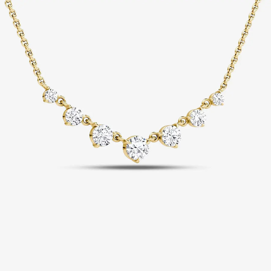 Liora Halskette 925 Sterling Silver, 18K Gold