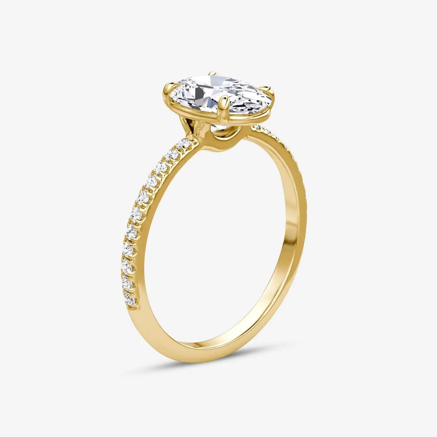 Aurelia Ring 925 Sterling Silver, 18K Gold