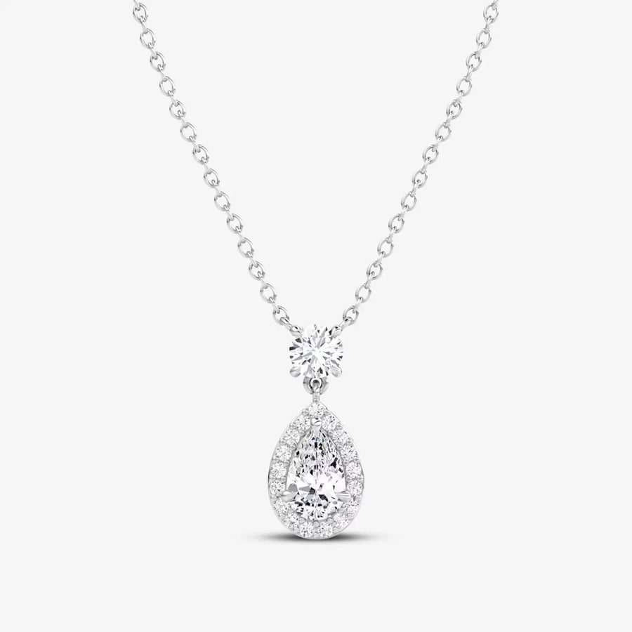 Engelsanhänger-Kette 925 Sterling Silver, 18K Gold