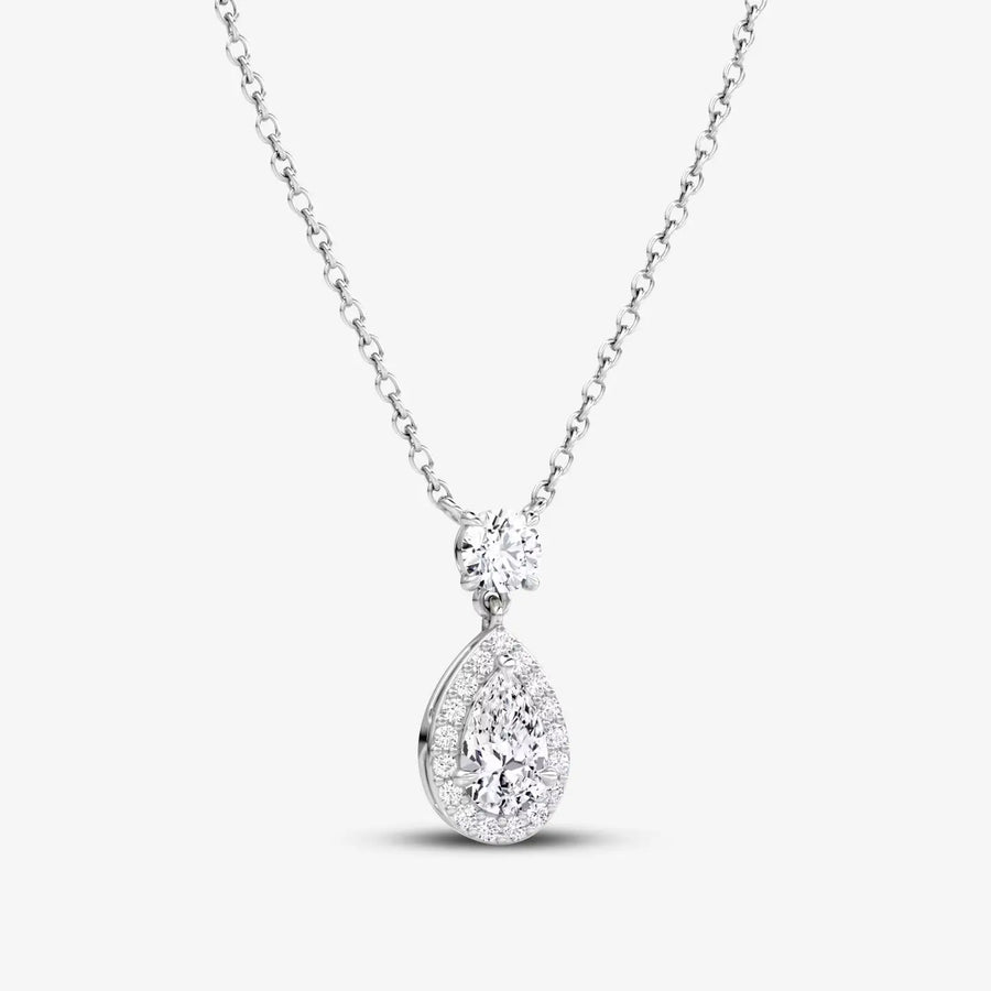 Engelsanhänger-Kette 925 Sterling Silver, 18K Gold