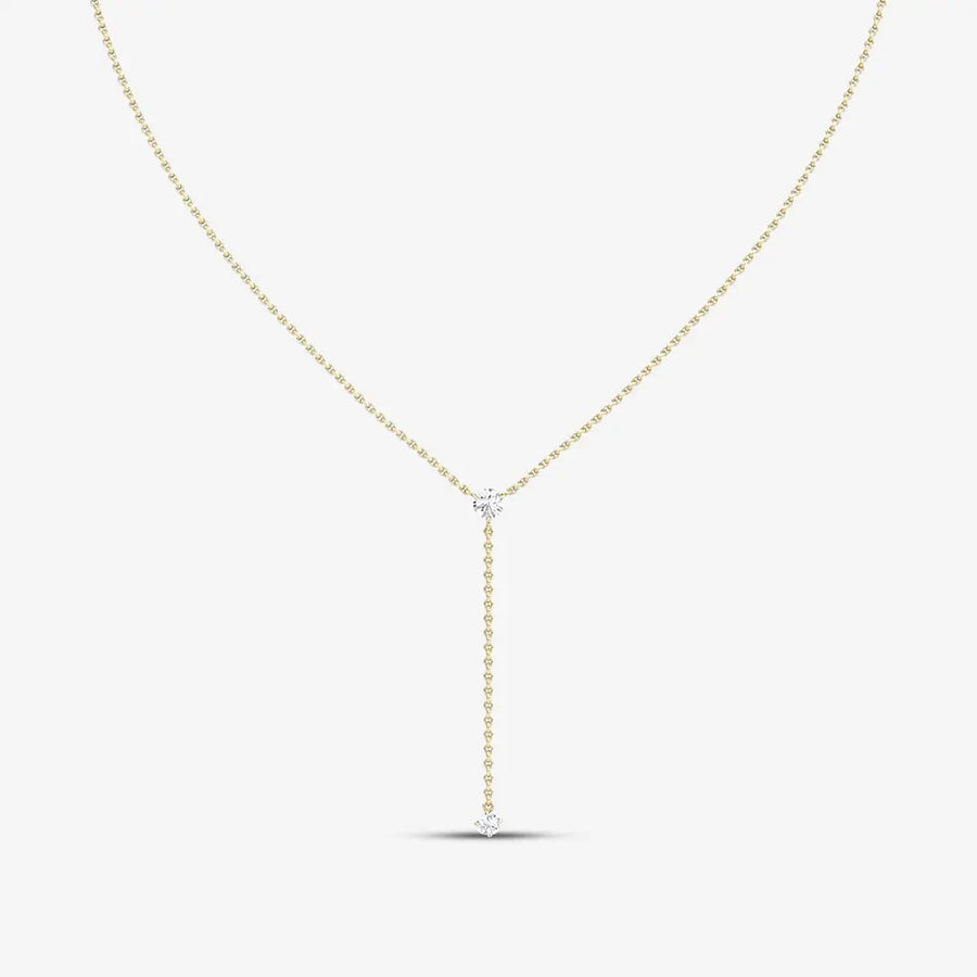 Lysandra Halskette 925 Sterling Silver, 18K Gold